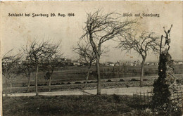 CPA AK SARREBOURG SAARBURG I. L. Schlacht 1914 Blick Auf SAARBURG (387592) - Sarrebourg