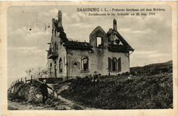 CPA AK SARREBOURG - SAARBURG I. L. - Fruheres Gasthaus Aud Dem Rebberg (387630) - Sarrebourg