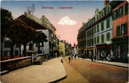 CPA AK SARREBOURG - SAARBURG I. L. - Langestrasse (387651) - Sarrebourg