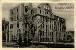 CPA AK SARREBOURG - SAARBURG I. L. - Kaserne Feld-Artl.-Rgt. Nr. 15 (387655) - Sarrebourg