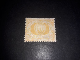 01AL10 REPUB. DI SAN MARINO 1892 TIPI PRECEDENTI IN NUOVI COLORI 30 CENT. "X" - Unused Stamps