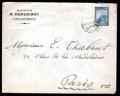TURQUIE - Lettre De CONSTANTINOPLE Pour Paris 1927 - Storia Postale