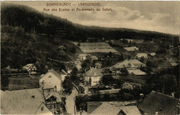 CPA AK SCHNIERLACH - LAPOUTROIE - Rue Des Écoles Et Promenade Du Sabat (389790) - Lapoutroie