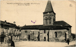 CPA AK St-LAURENT-sur-GORRE Place De L'Église (390605) - Saint Laurent Sur Gorre
