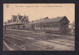 DDAA 414 - Carte-Vue De CINEY - Intérieur De La Gare - Ciney