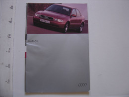 Catalogue Brochure Prospekt AUDI A4 Automobile 1994 - Voitures