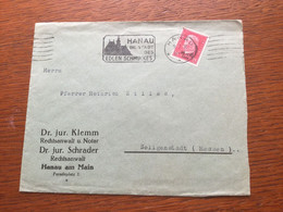 K24 Deutsches Reich 1930 Brief Mit Mwst. Von Hanau - Cartas
