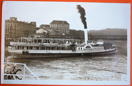 DONAU DAMPFER "BABENBARG"  LINZ-WIEN - Steamers