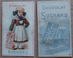 Ancien Chromo, 1900’s – Chocolat Suchard---Jeune Fille En Costume Folklorique (6,3 Cm X 3,8 Cm) - Suchard