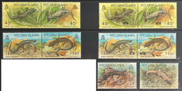 Pitcairn Islands 1993 , 1994 MNH - Lizards ( Lizards Overprint ) , Fauna - Pitcairn