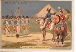 CHROMO - Bataille Des Pyramides - 21 Juillet 1798  (  Tapioca Louit ) - Louit