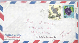 New-Zealand Luchtpostbrief Uit 1980 Met 2 Zegels (3581) - Lettres & Documents