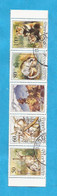 1992 2525-28 AUSFERKAUF  JUGOSLAVIJA OSLAWIEN WWF HASEN  Used - Usati