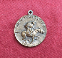 Medaglia D'epoca 140 Anni Del Reggimento Artiglieria A Cavallo Voloire 1831-1971 - Italia
