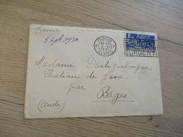 Lettre Italie Italia 1930 Padova Centro Pour Bages Oblitération - Marcophilie