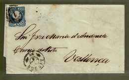 Portugal, 1856/8, Lisboa-Valença - Storia Postale