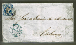 Portugal, 1855, Porto-Valença - Cartas & Documentos