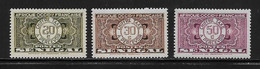 SENEGAL  ( FRSEN - 146 )  1935  N° YVERT ET TELLIER     N° 25/27  N* - Postage Due