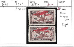 SYRIE N° A 37* / A37a ** - Airmail