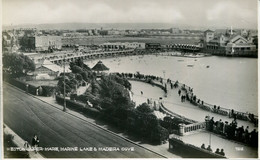 AVON - WESTON SUPER MARE - MARINE LAKE AND MADEIRA COVE RP Av564 - Weston-Super-Mare