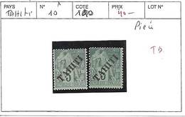 TAHITI N° 10 * TB - Unused Stamps