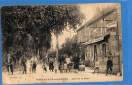 21 -  Côte D'Or   -  Pontailler Sur Saone - Cafe De La Gare (N6588) - Autres & Non Classés