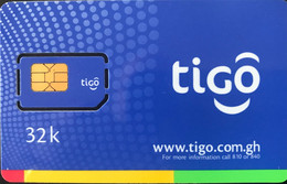 GHANA   -  Carte GSM  -  TIGO  -  32 K  -  Carte Et Puce Intactes - Ghana