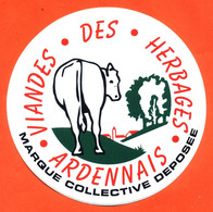 Autocollant Sticker Viandes Des Herbages Ardennais - Vache - Agriculture - Adesivi