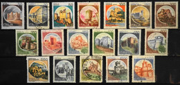 Italie > Petite Collection 18 Timbres Neufs Et Oblitérés De Châteaux Divers - Bon Etat - Lotti E Collezioni