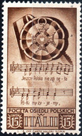 POLONIA, CORPO POLACCO NELLA II G. M. IN ITALIA, 1946, 15 £., FRANCOBOLLO NUOVO (MLH*) Un:IT-OC PO 18 - 1946-47 Période Corpo Polacco