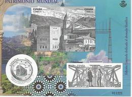 Spain 2017 - Patrimonio Mundial Black Proof - Edicion Limitada - Small Crease Look At The Scanner - Proofs & Reprints