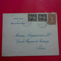 LETTRE CHILI POUR PARIS GRANDS MAGASINS DU PRINTEMPS SERVICE SPECIAL DES PAYS D OUTRE MER - Chili