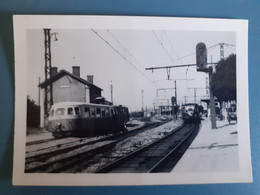 Autorail Billard à Laroche-Migennes (89) Photo Format 9 X 6.3 Cm - Trenes