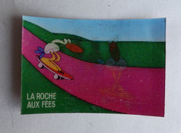 RARE IMAGE HOLOGRAPHIQUE LA ROCHE AUX FEES CASIMIR N° 13ANTIVOL APPREND LE SKATE (1) 1979 - Chromo's