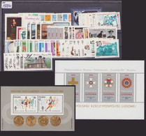 Poland 1984 Full Year / Socphilex Wroclaw, Militaria, Warsaw Uprising, Invasion Of Poland, Vistula River, Olympics MNH** - Ganze Jahrgänge