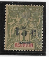 Réunion N°55A - Aminci - Neuf * Avec Charnière - B - Unused Stamps
