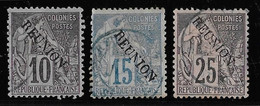 Réunion N°21/22 & 24 - Oblitéré - B/TB - Gebraucht