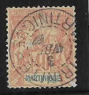 Martinique N°40 - Oblitéré - Léger Pelurage Sinon TB - Gebruikt