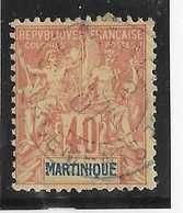 Martinique N°40 - Oblitéré - TB - Oblitérés