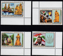 Burundi 1986 - The 10th Anniversary Of The 2. Republic - Unissued From Sheets Mi I-IV ** MNH - Ungebraucht