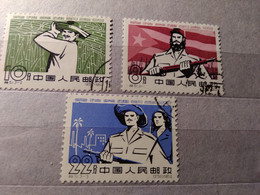 China   1962 "Support For Cuba" - Usados