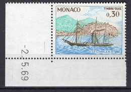 1971 - MONACO - Mi. 66 - NH - (5128-2.3..) - Fiscales