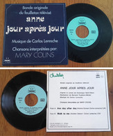 RARE French SP 45t RPM (7") BOF TV "ANNE JOUR APRES JOUR" (Mary Colins, Violaine Sanson, 1979) - Filmmuziek