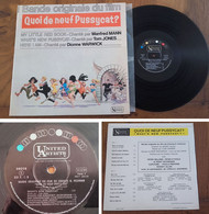 RARE French LP 33t RPM BIEM (12") BOF OST "QUOI DE NEUF PUSSY CAT ?" (Manfred Mann, Dionne Warwick, 1965) - Musique De Films