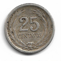 SALVADOR - 25 CENTAVOS 1953 ARGENT - El Salvador