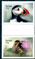 Europa 2021 Norvège Noreg Norway -  Endangered Species, Espèces En Danger, Gefährdete Arten (Macareux Moine, Bourdon) ** - 2021
