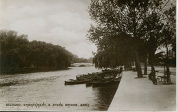 BEDS - BEDFORD - EMBANKMENT AND STONE BRIDGE RP Bd336 - Bedford