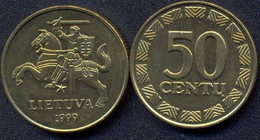 Lithuania 50 Centu 1999 UNC - Litouwen