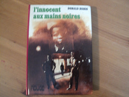 BIBLIOTHEQUE ROUGE. 1974. L INNOCENT AUX MAINS NOIRES. DONALD HONIG 1° PLAT ILLUSTRE PAR TIBOR CSERNIS - Bibliotheque Rouge Et Or