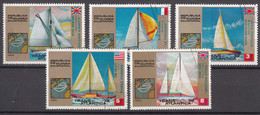 Ecuatorial Guinea 1972 Boats Ships, Used Short Set - Bateaux
